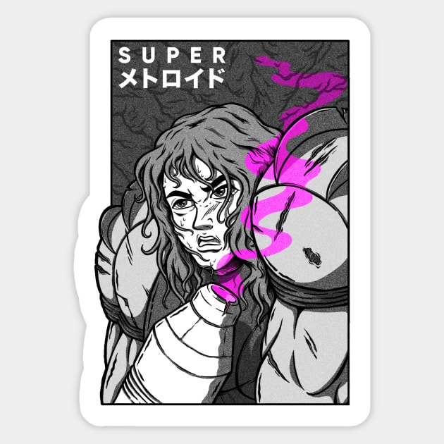 Super Metroid Sticker by supergum